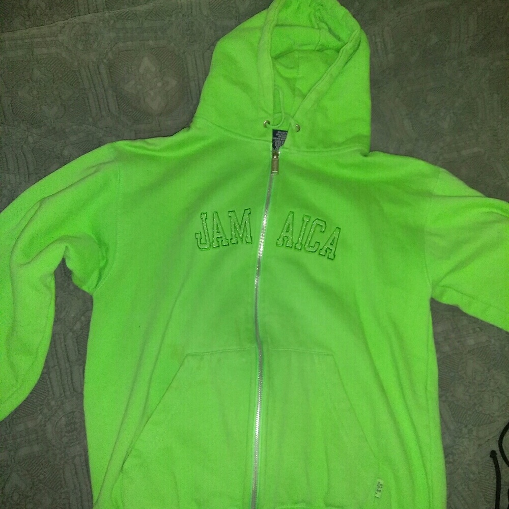 Green pacific and co. Jamaica jacket very cute